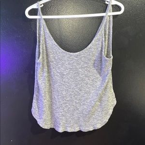 Cute grey flowy top